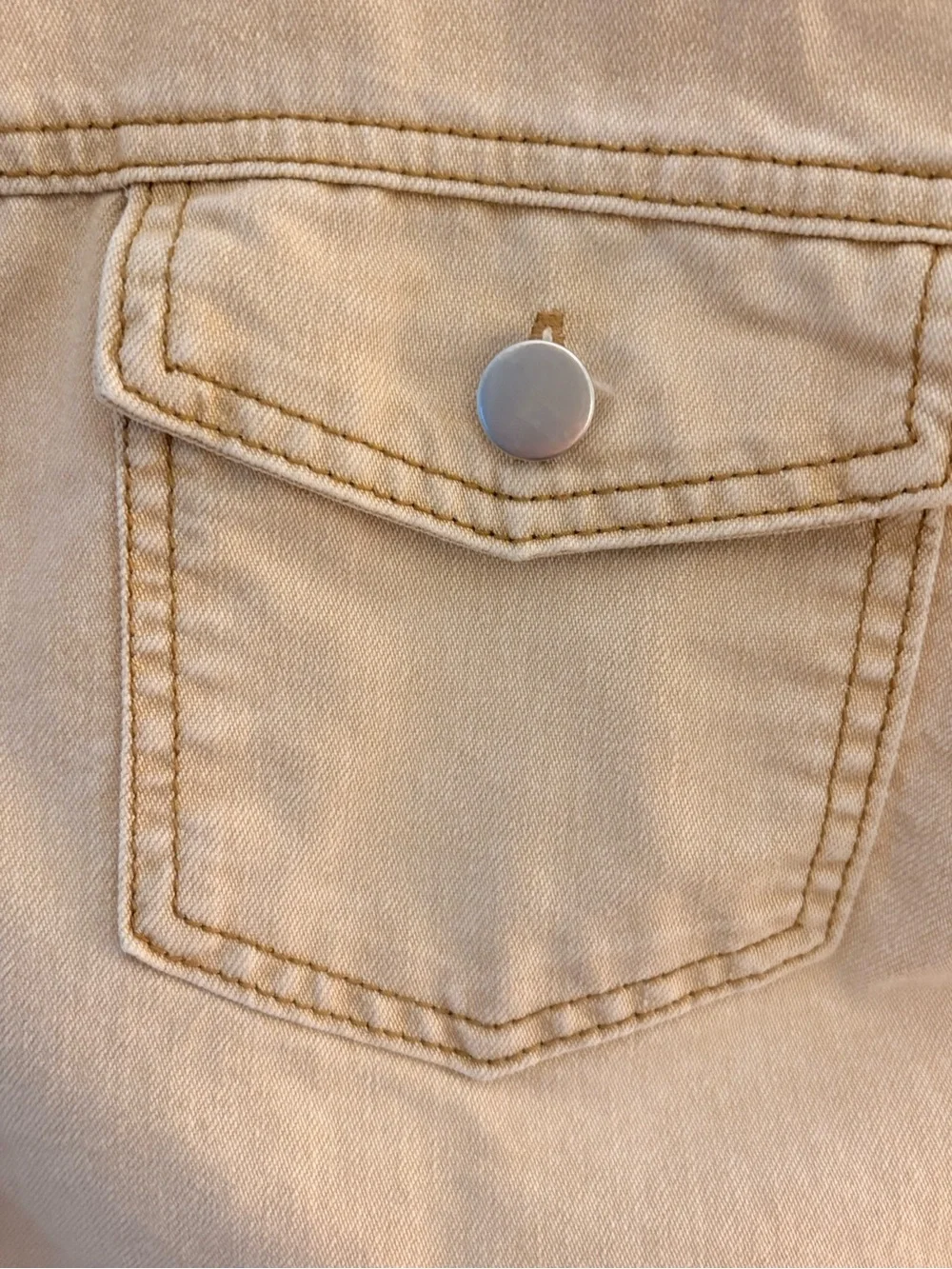 Neutral Beige Button-Front Shacket - Picture 3 of 9
